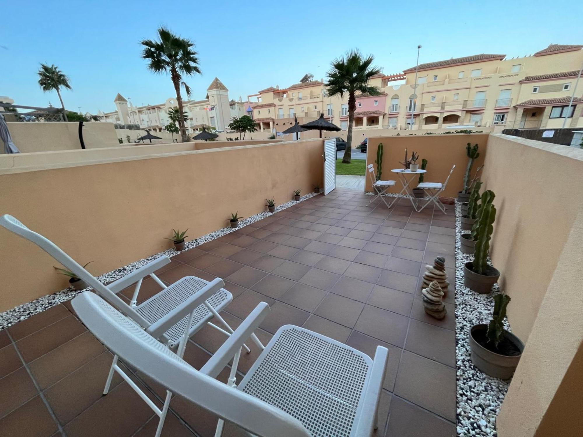 Los Lances Tarifa - Piscina Y Patio Kültér fotó